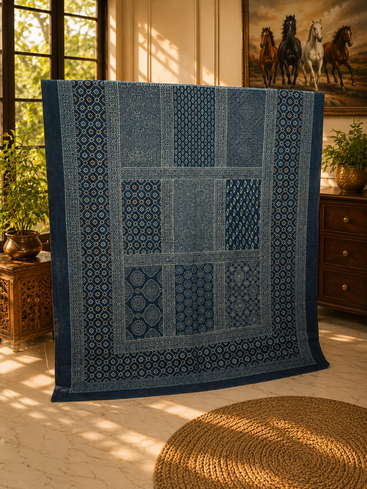 Patch Work Ajrak Dupatta 0769