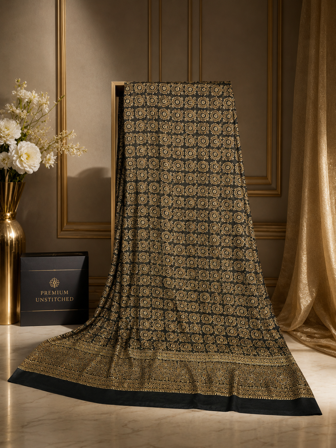 Ajrak Silk Shirt 0708