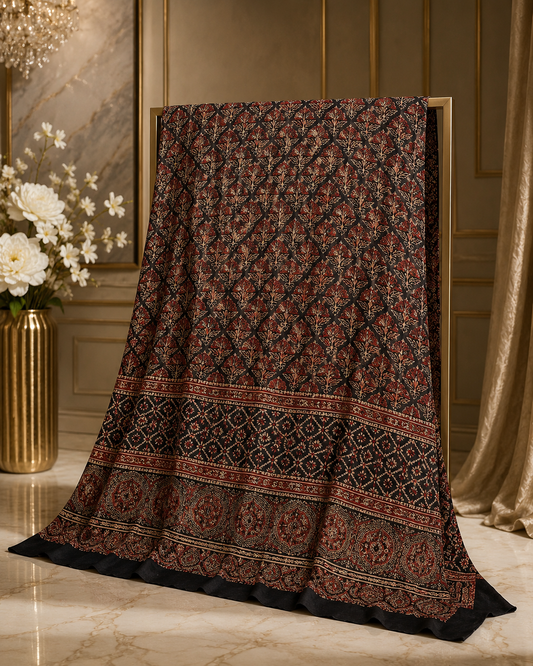 Ajrak Silk Shirt 0709