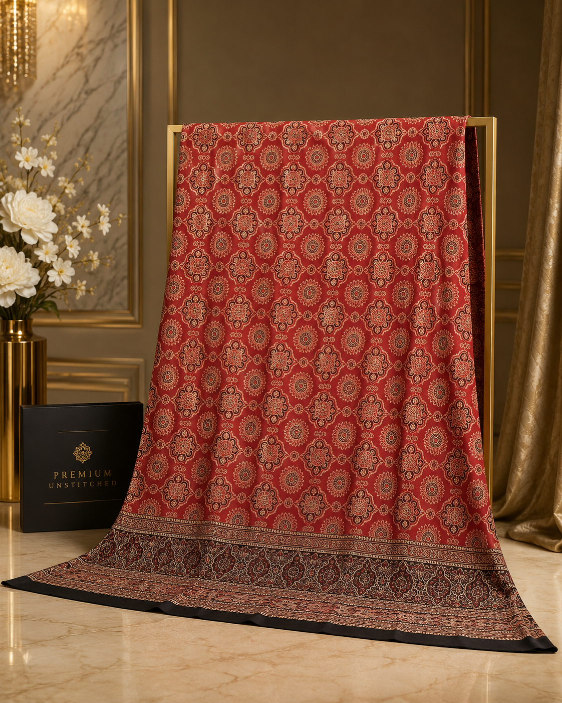 Ajrak Silk Shirt 0707