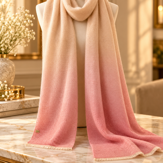 Cloud Rabbit Wool Stole 0926