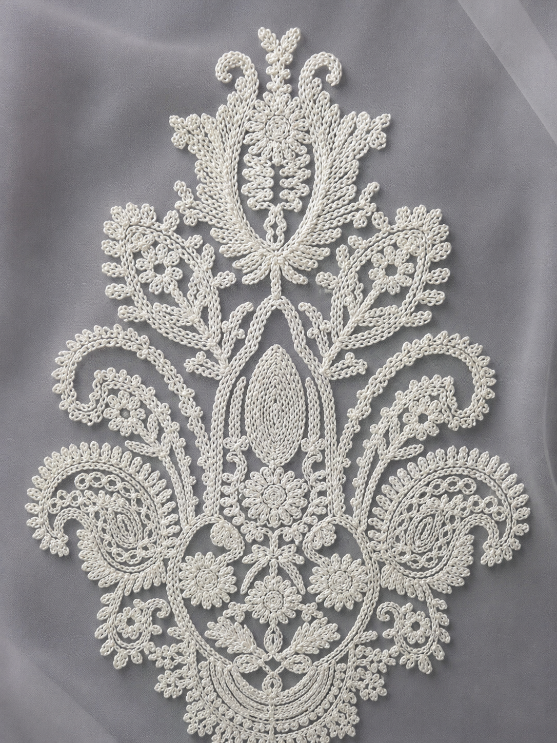 Chiffon Embroidered 2 pc suit 0826