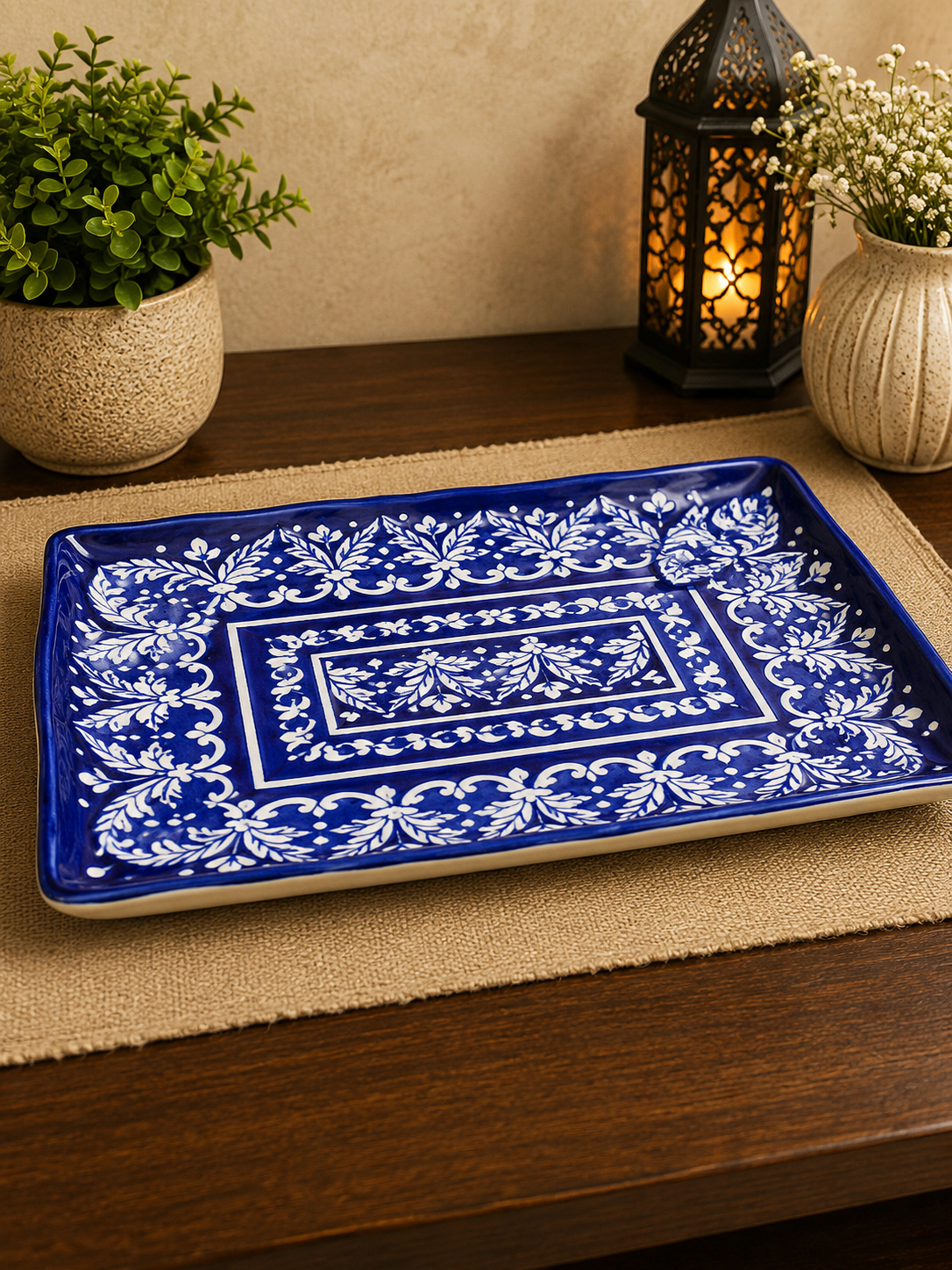 Noor Mahal Rice Platter 00375