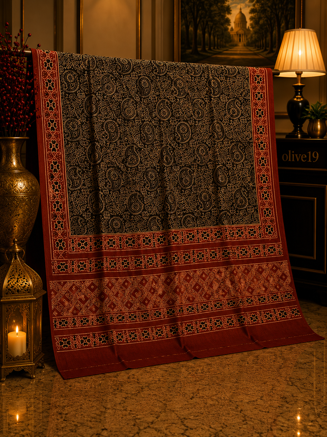 Ajrak 2pc 0799 (unstitched)