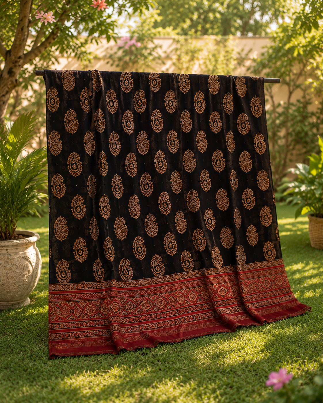 Ajrak 2pc 0800 (unstitched)