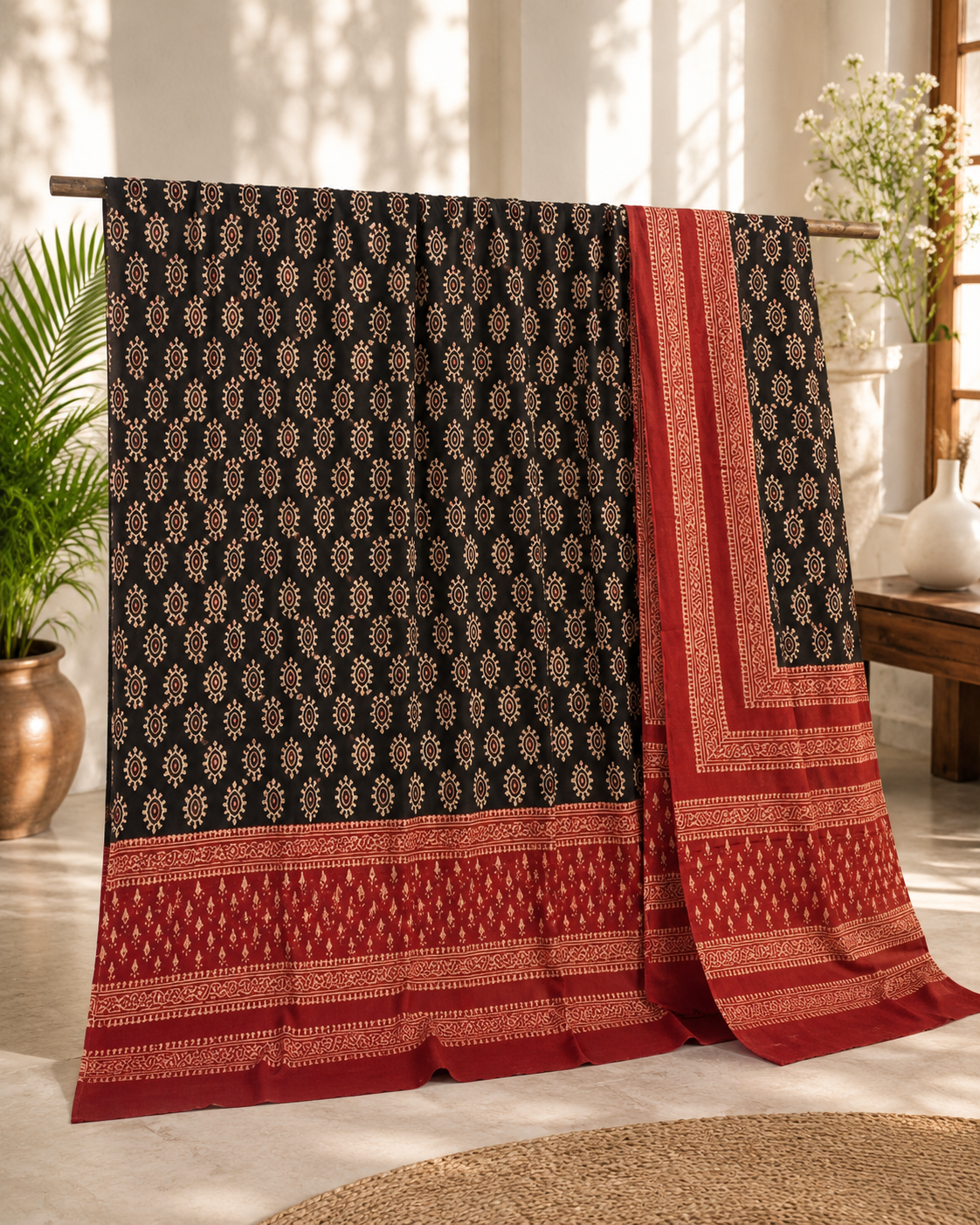 Ajrak 2pc 0802 (unstitched)