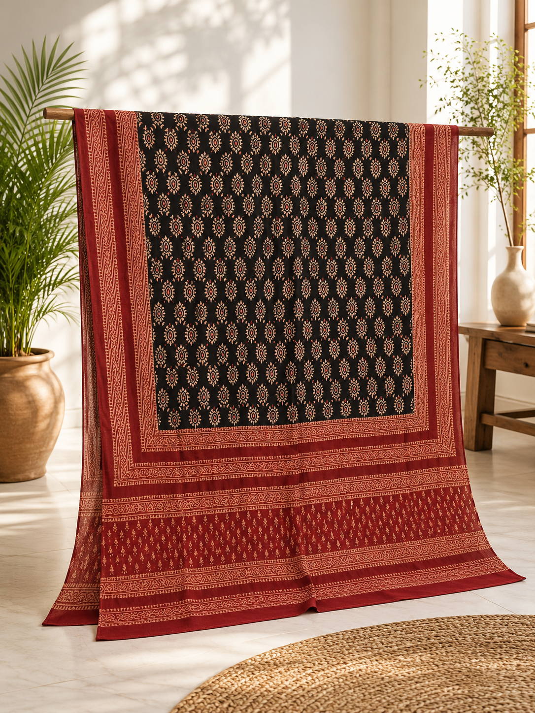 Ajrak 2pc 0802 (unstitched)