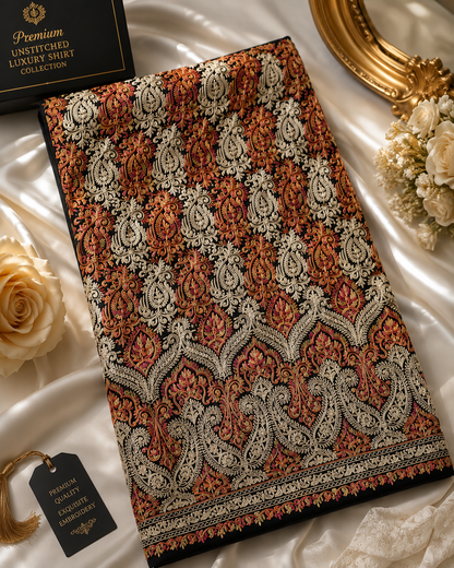 Pashmina Suit (beautiful Black) 0552