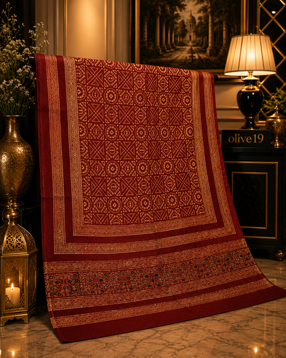 Ajrak 2pc 0794 (unstitched)