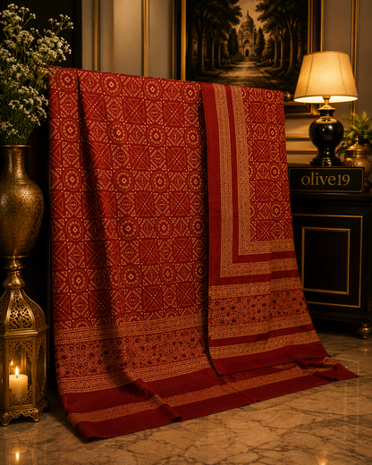 Ajrak 2pc 0794 (unstitched)