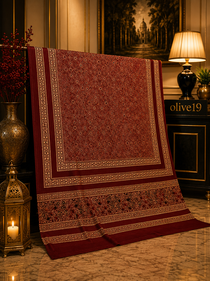 Ajrak 2pc 0795 (unstitched)