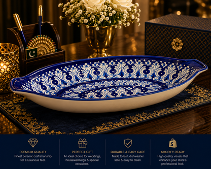 Shahkaar-e-Neel platter (L) 00385