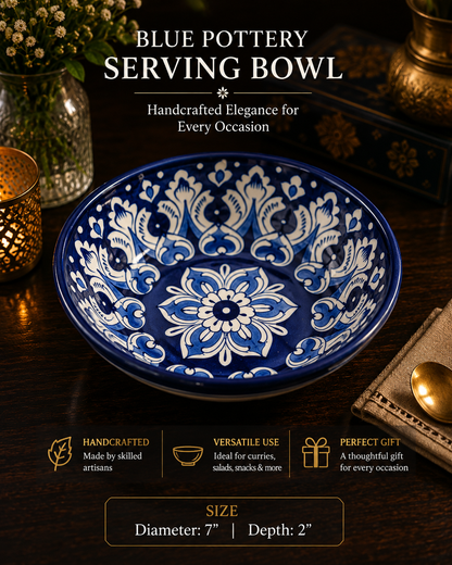 SHAHKAAR E NEEL (serving bowl) 0628