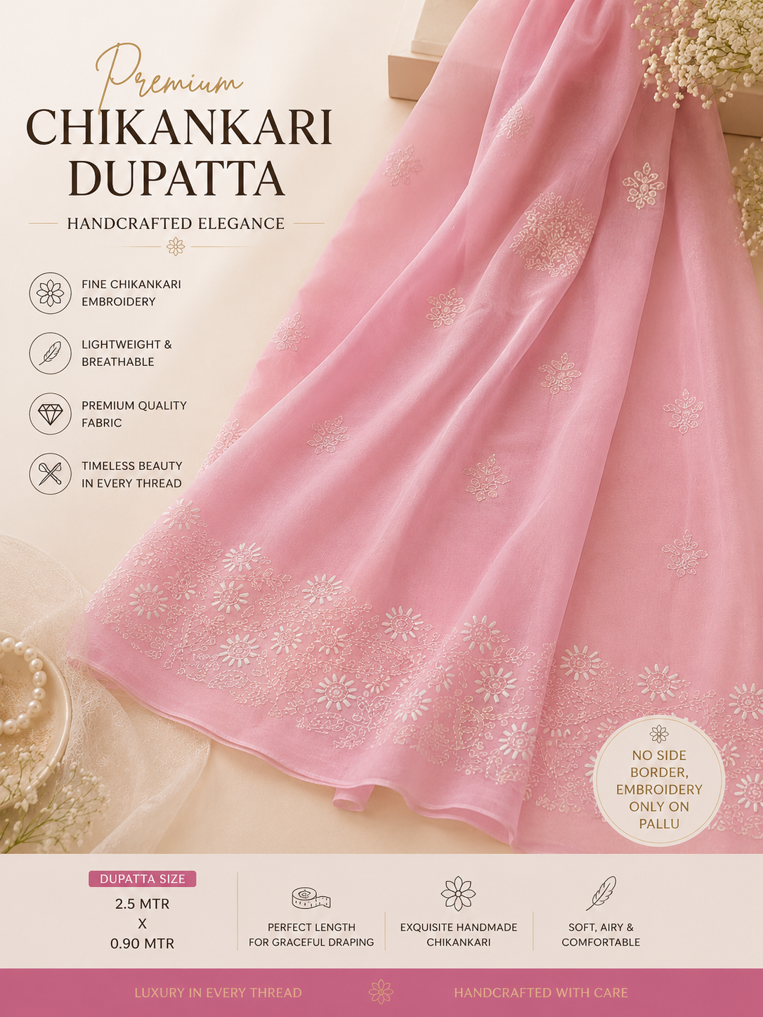 Dusty Rose Pink Chicken kari 2 pc 0027