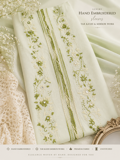 light lemon green Luxury Shirt 0019