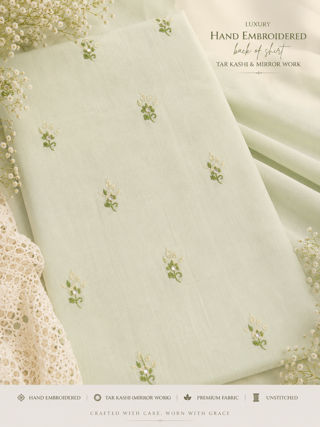 light lemon green Luxury Shirt 0019