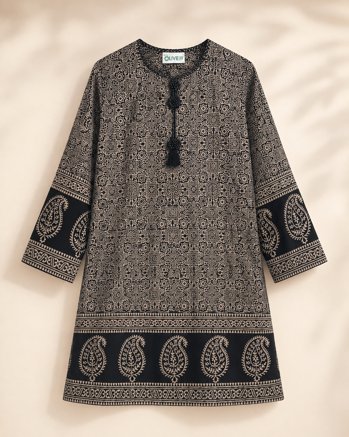 Elegant Ajrak Suit 0840