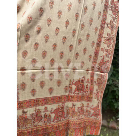 Pashmina Shawl Mughal Art Work 121