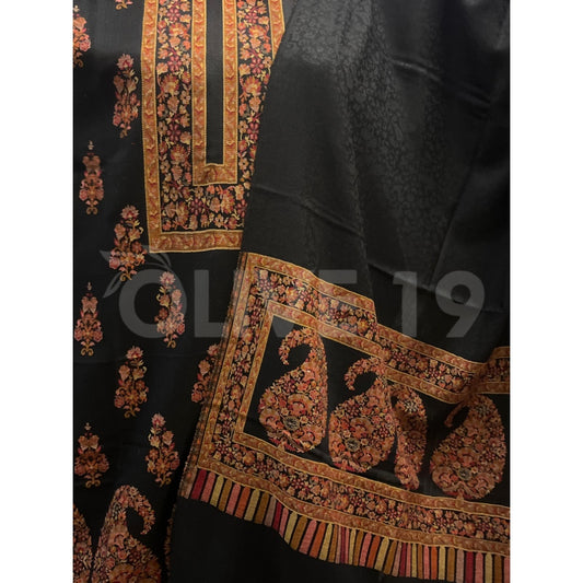 Kani Pashmina Suit (Black) 0029