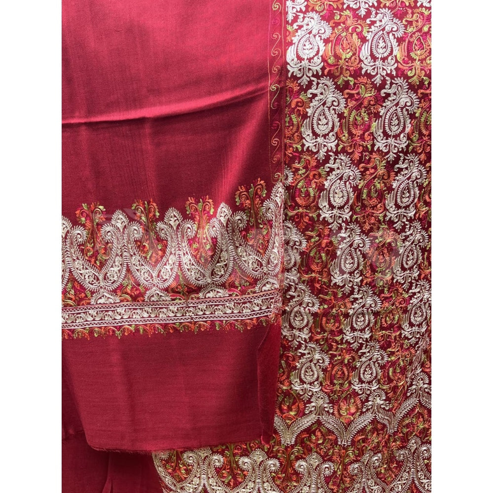 Pashmina Suit (Maroon)