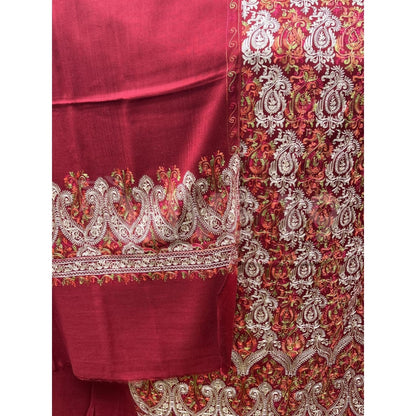 Pashmina Suit (Maroon)