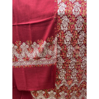 Pashmina Suit (Maroon)