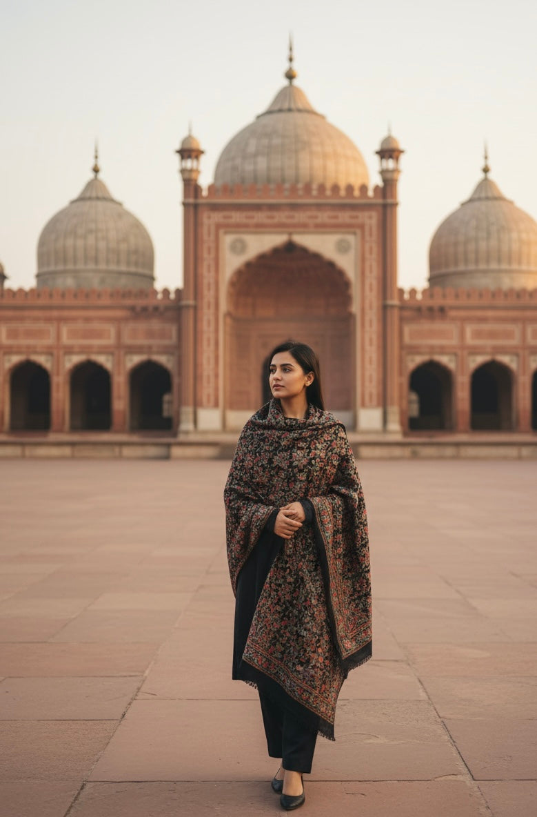 Pashmina Shawl (royal Blue) 0166