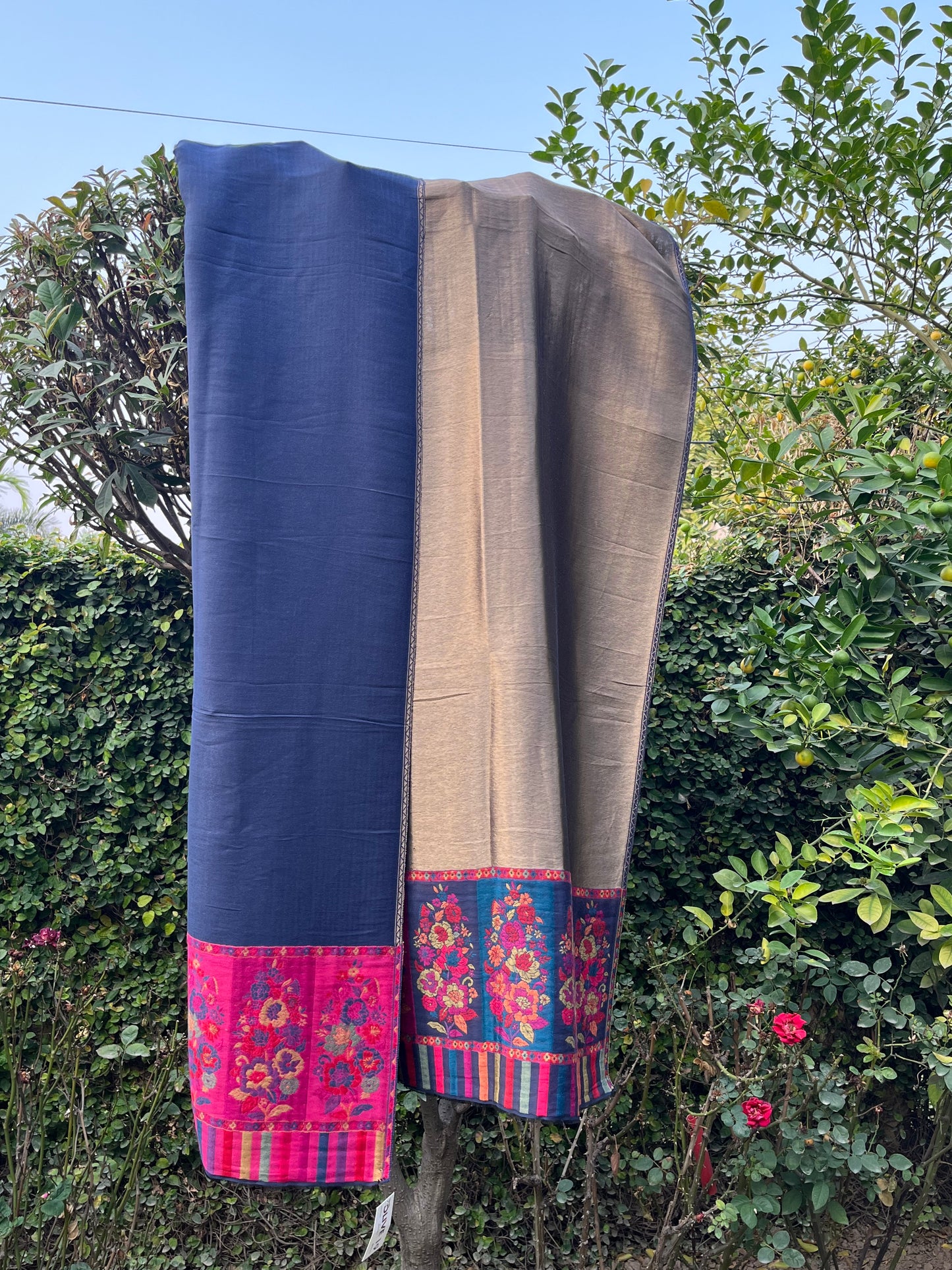 Elegant Double Side Moon Light Shawl 0672