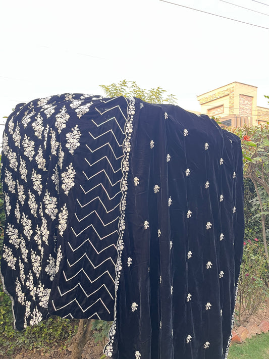 Micro Velvet Suits 000113 (Black)