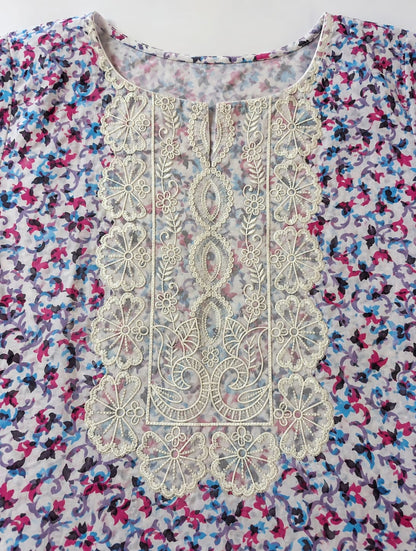 2 pc stitched block print suit 001003