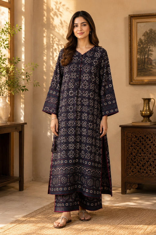 Luxury Ajrak Stitched 001007