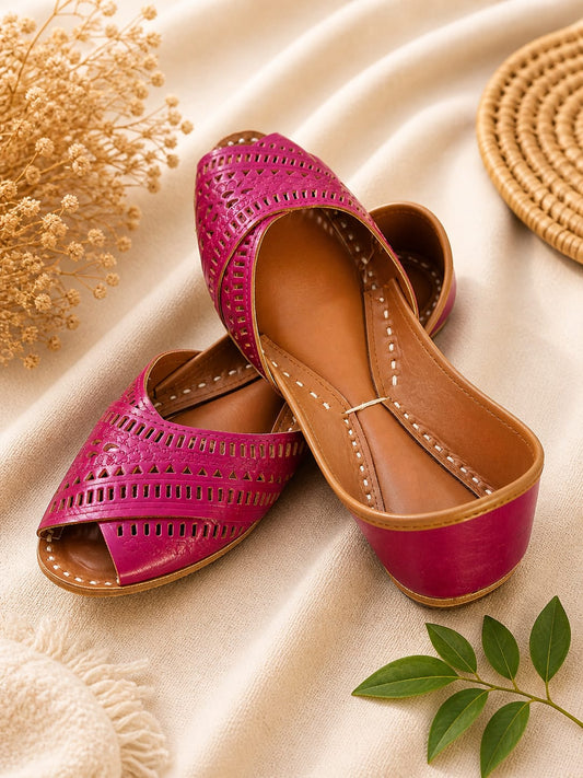 Cross Leather  (Magenta) 016
