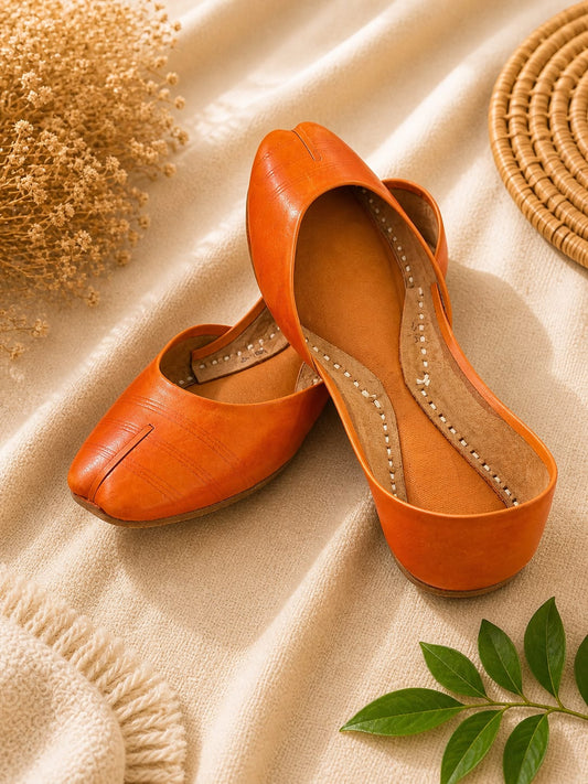 Plain Leather 027 (orange)