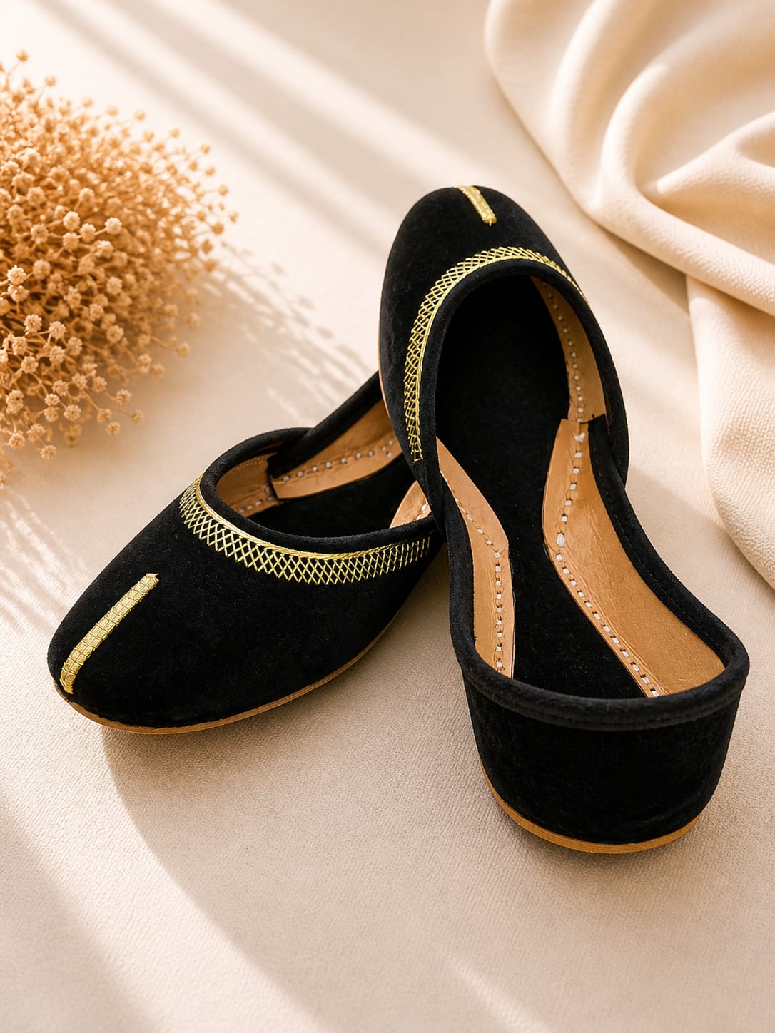 Leather Velvet Black 00451