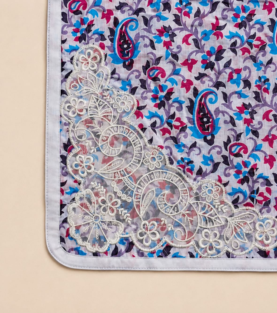 2 pc stitched block print suit 001003
