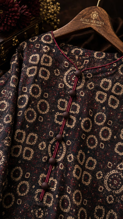 Luxury Ajrak Stitched 001007