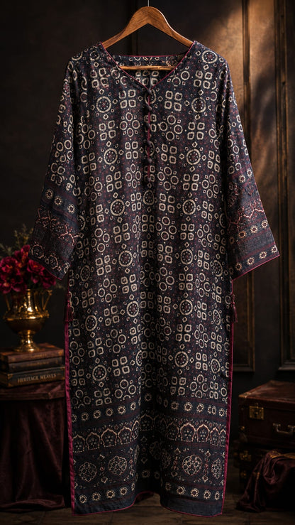 Luxury Ajrak Stitched 001007