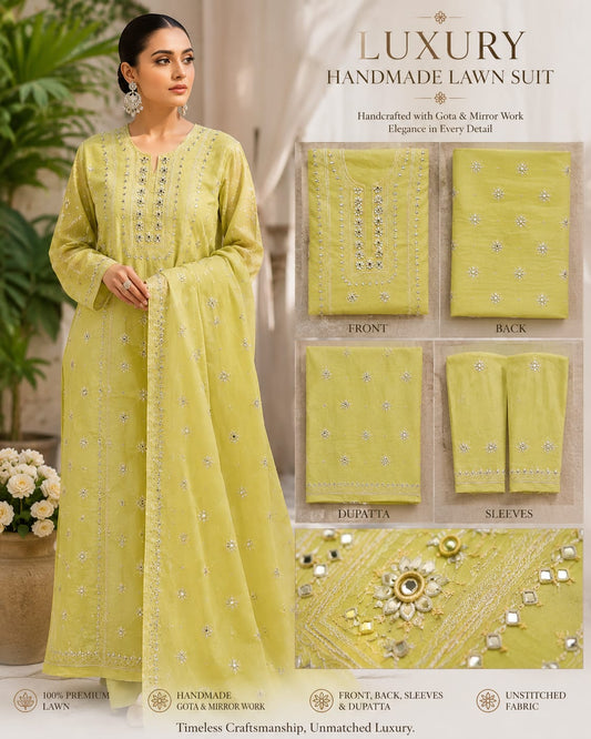 Premium gotta work (unstitched) 2 pc 00673