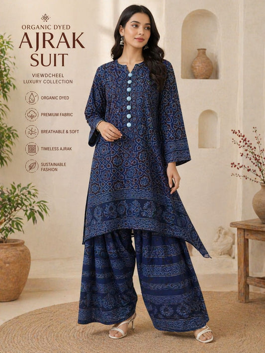 Stitched Ajrak 2 pc 0713