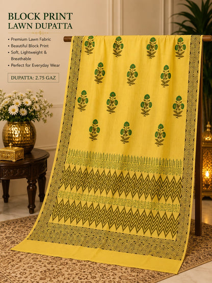 Gul Ahmed Lawn BlockPrint 2 Piece Suit 0782