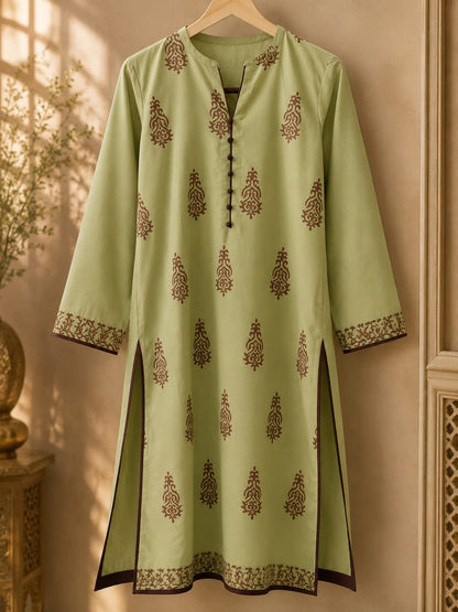 Marina Blockprint Stitched Shirt 0808