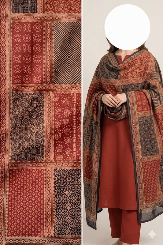 Ajrak Dupatta 001