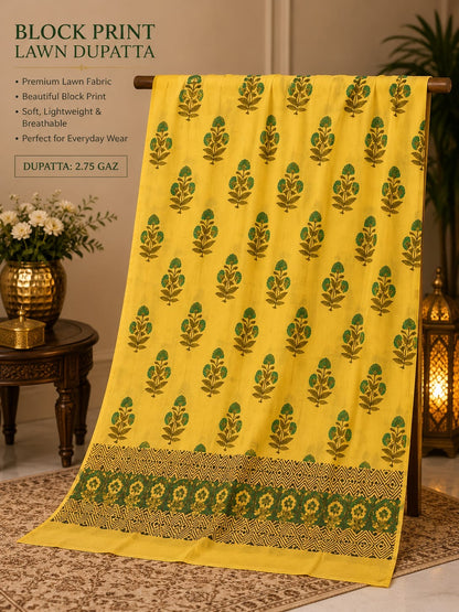 Gul Ahmed Lawn BlockPrint 2 Piece Suit 0782
