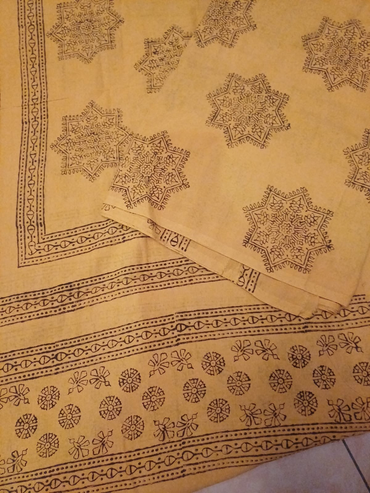 Block print 2 pc suit 015