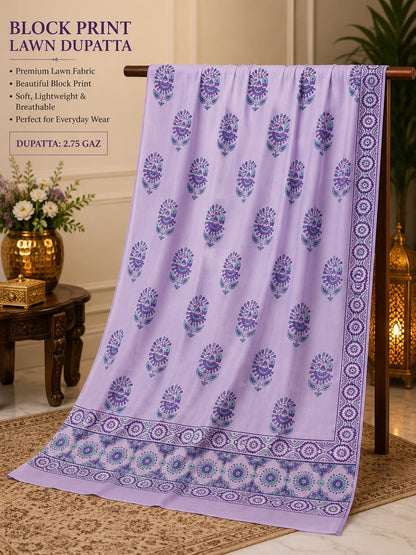 Gul Ahmed Lawn BlockPrint 2 Piece Suit 0781