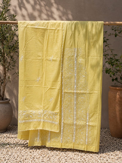2 Pc Embroidered Shirt & Dupatta 665