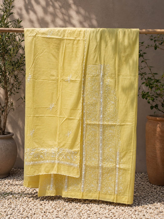 2 Pc Embroidered Shirt & Dupatta 0665