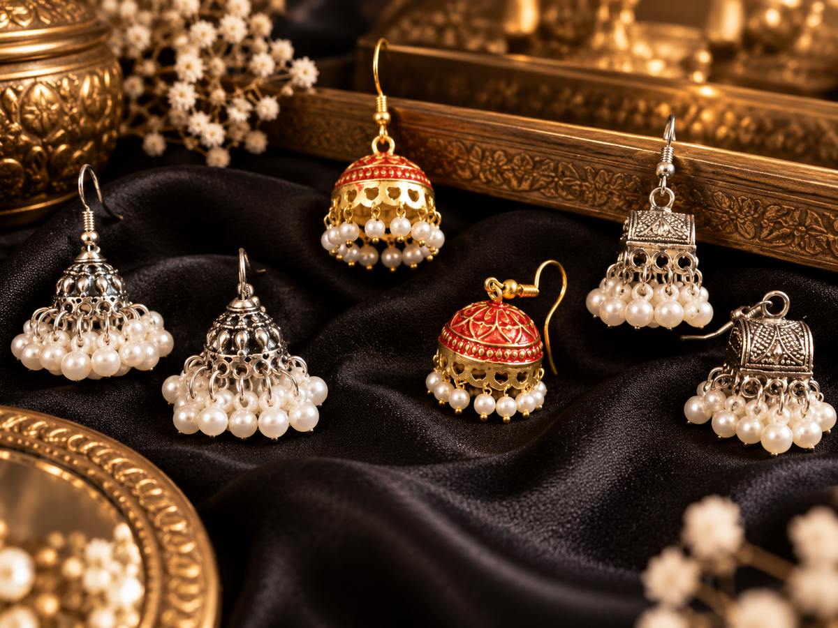 Heritage Jhumka Trio – 0849