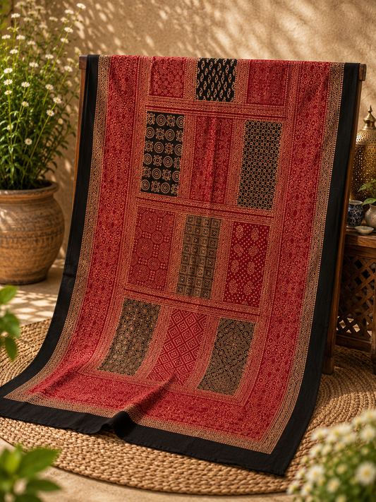 Ajrak dupatta 0706