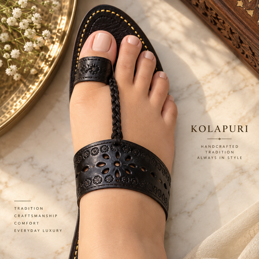 Leather kolapuri 0843